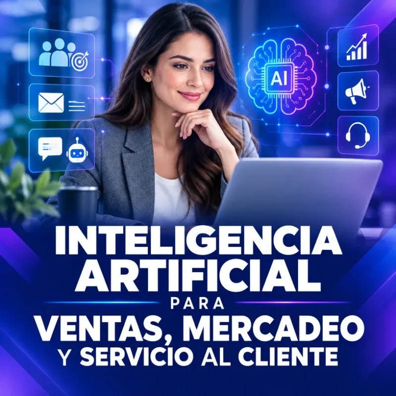 Inteligencia Artificial para Ventas, Mercadeo y Servicio al Cliente
